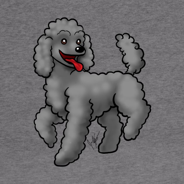 Dog - Poodle - Black by Jen's Dogs Custom Gifts and Designs